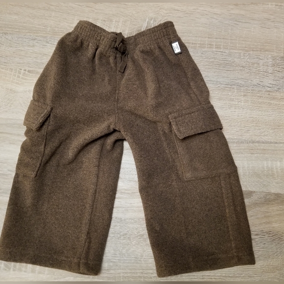 2006 nwt Janie and Jack 2006 brown SUPER-SOFT warm fleece pants 12-18 months - Picture 3 of 5